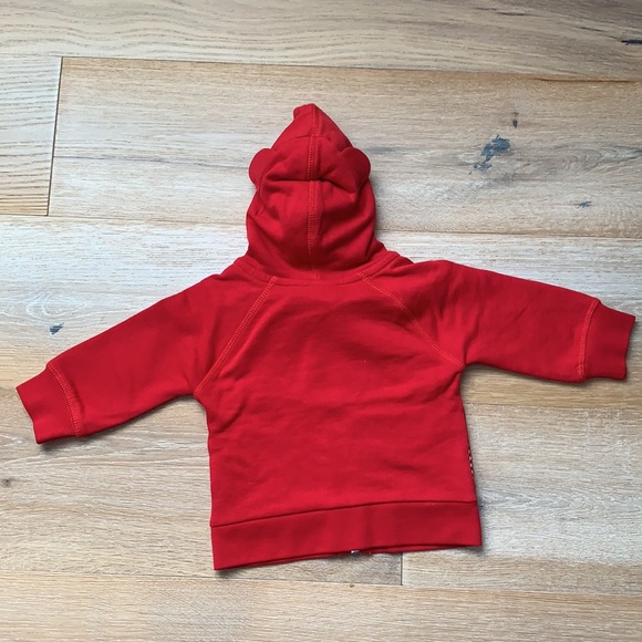 Hanna Andersson baby bear hoodie size 3-6mo - Picture 3 of 5